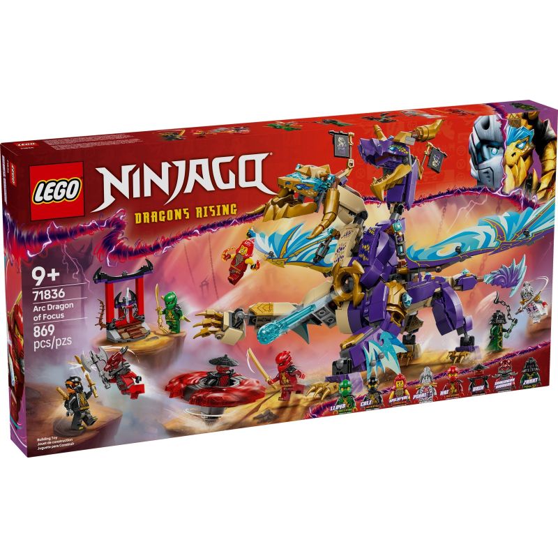 LEGO 71836 NINJAGO ARCO DRAGONE DELLA CONCENTRAZIONE MARZO 2025 2026