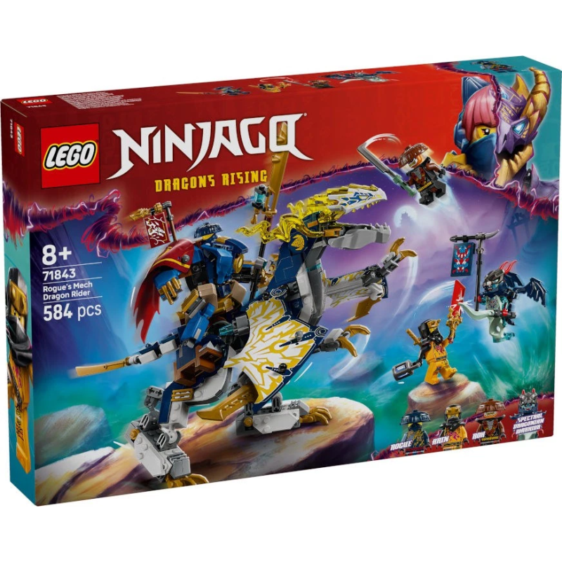 LEGO 71843 NINJAGO MECH CAVALCA-DRAGO DI ROGUE GIUGNO 2025