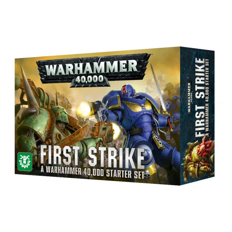 WARHAMMER 40000 FIRST STRIKE STARTER SET CON MINIATURE