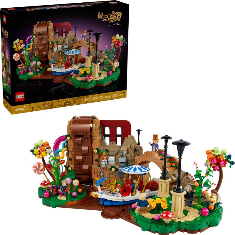 LEGO 21360 IDEAS WILLY WONKA E LA FABBRICA DI CIOCCOLATO 2025