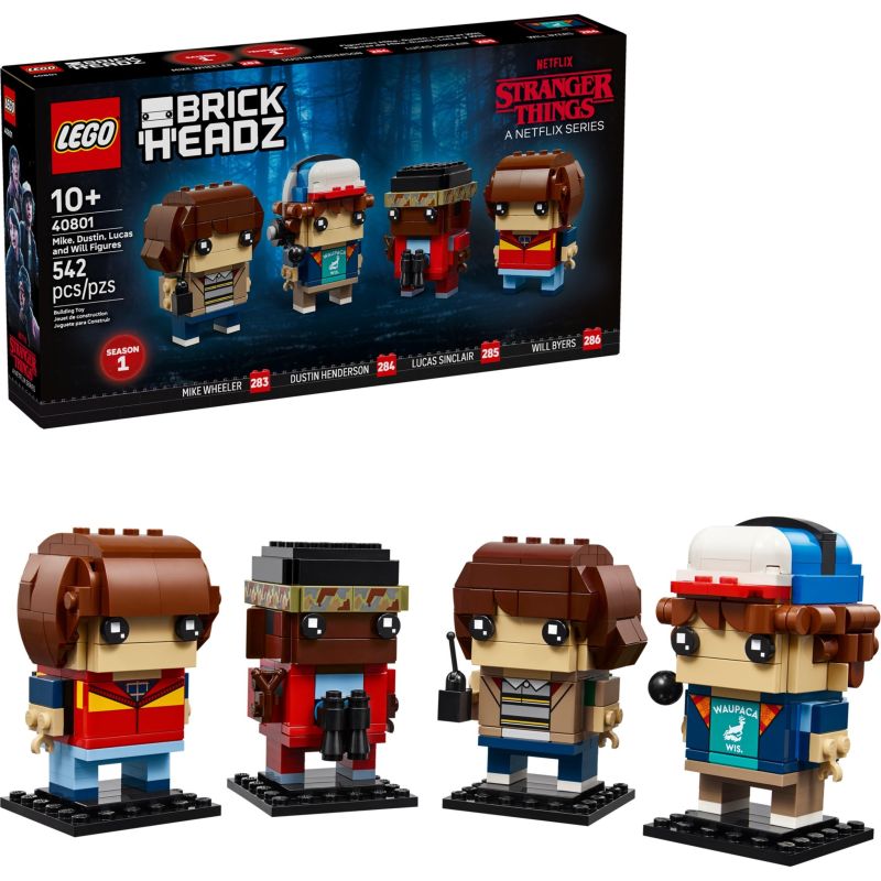 LEGO 40801 BRICKHEADZ Mike, Dustin, Lucas and Will STRANGER THINGS 2022