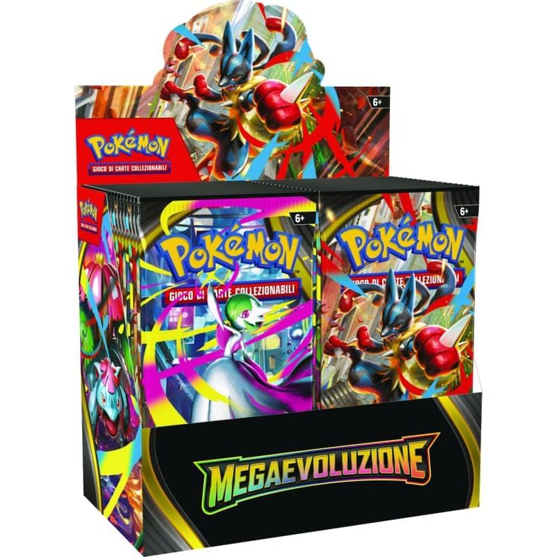 POKEMON BOX 36 BUSTE M1 MEGAEVOLUZIONE BUSTINA DA 10 CARTE