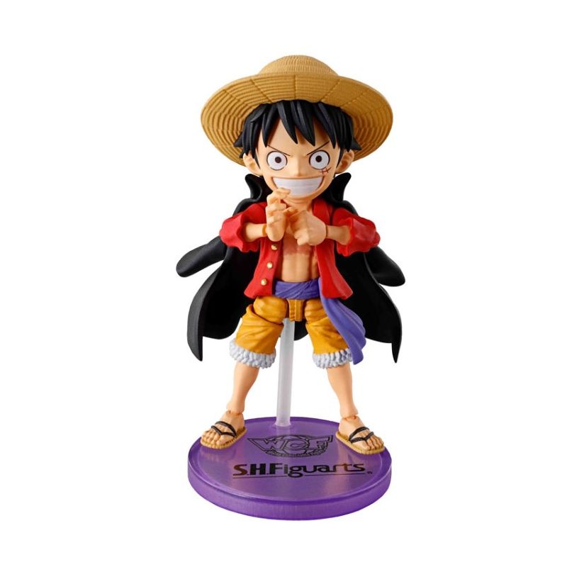 BANDAI World Collectible Figure x S.H.Figuarts ONE PIECE MONKEY.DLUFFY 75mm