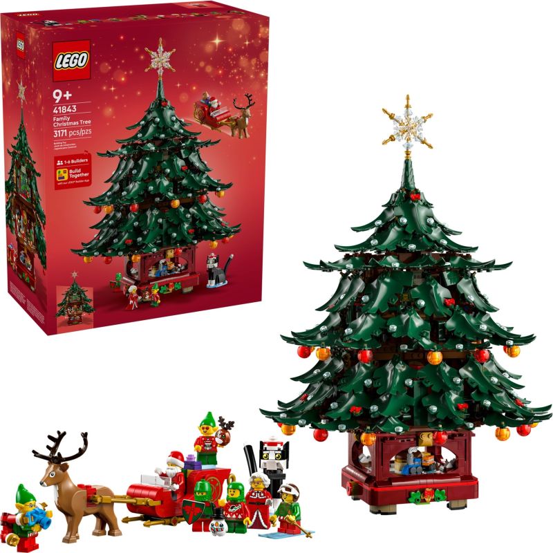 LEGO 41843 DECORAZIONI PER L'ALBERO DI NATALE DI FAMIGLIA 2025