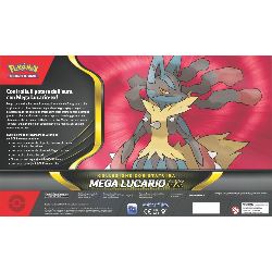 POKEMON COLLLEZIONE CON STATUINA MEGA LUCAIO-EX ITA