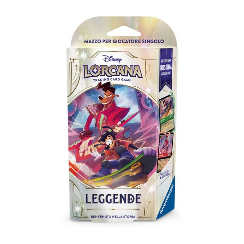LORCANA POWERLINE AND MAXGOOF STARTER DECK FABLED ITA