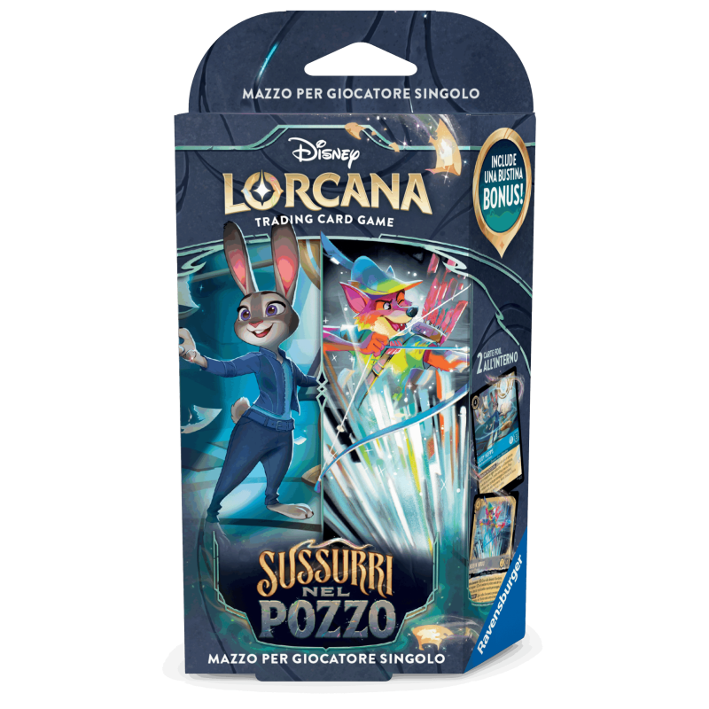 LORCANA - STARTER DECK Robin Hood e Zootropolis - SUSSURRI NEL POZZO - ITA