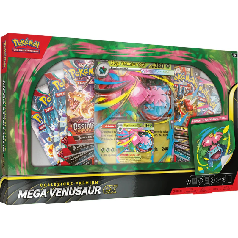 POKEMON COLLEZIONE PREMIUM MEGA VENUSAUR-EX ITA