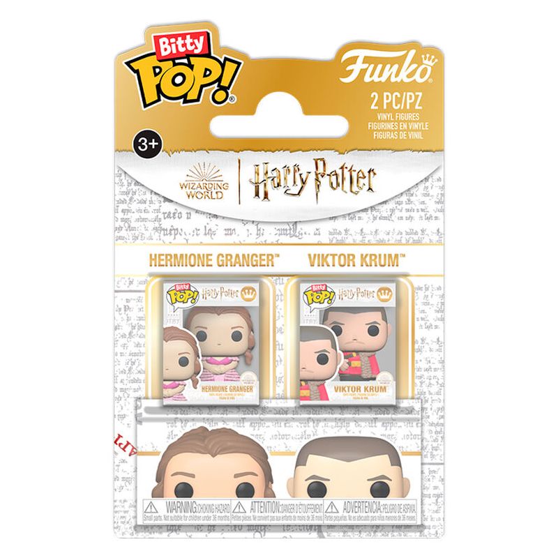 POP FUNKO BITTY HARRY POTTER: GOBLET OF FIRE - HERMIONE & KRUM VINYL FIGURE - 2-PACK  88941