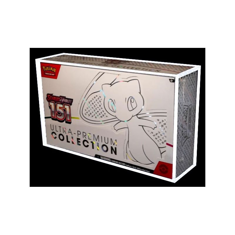 ACRYLIC BOX PROTEZIONE - POKEMON COLLEZIONE 151 ULTRA-PREMIUM
