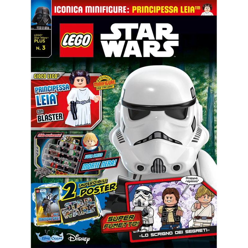 LEGO STAR WARS PLUS N. 3 - PRINCIPESSA LEIA BLUE OCEAN