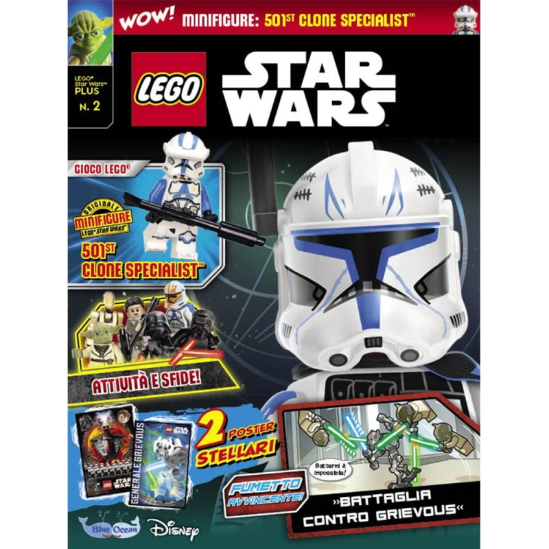 LEGO STAR WARS PLUS N. 2 - 501ST CLONE SPECIALIST BLUE OCEAN