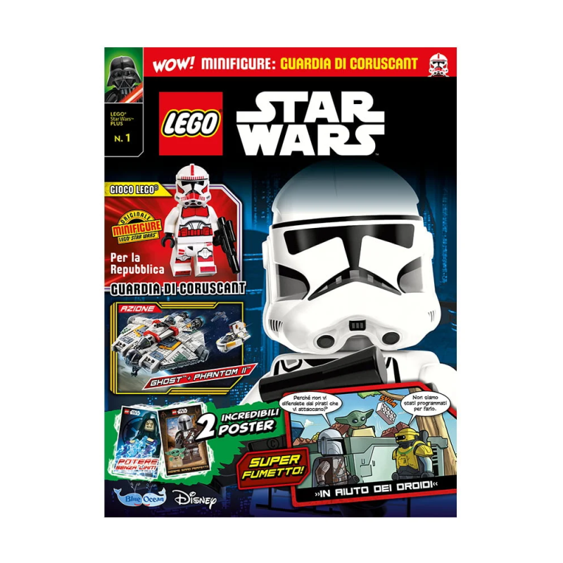 LEGO STAR WARS PLUS N. 1 - GUARDIA DI CORUSCANT BLUE OCEAN