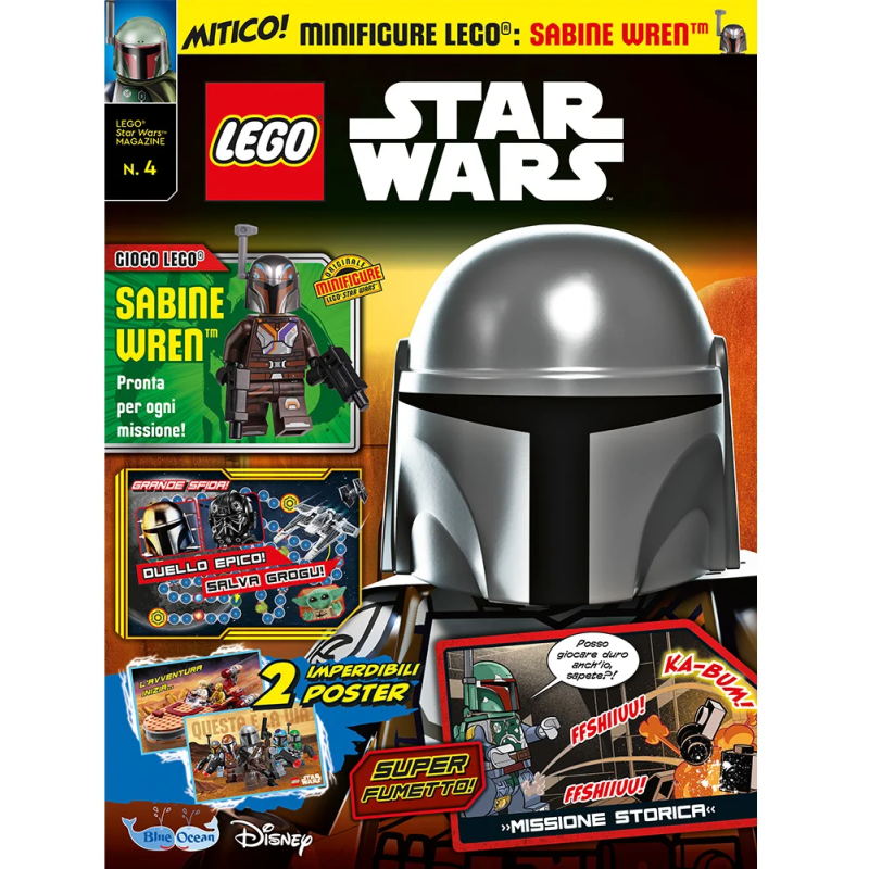 LEGO STAR WARS N. 4 - SABINE WREN BLUE OCEAN
