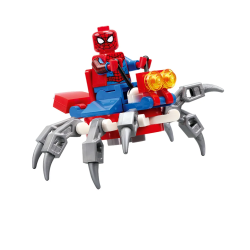LEGO SPIDER-MAN N. 4 - SPIDER-MAN + SPIDER- CRAWLER BLUE OCEAN