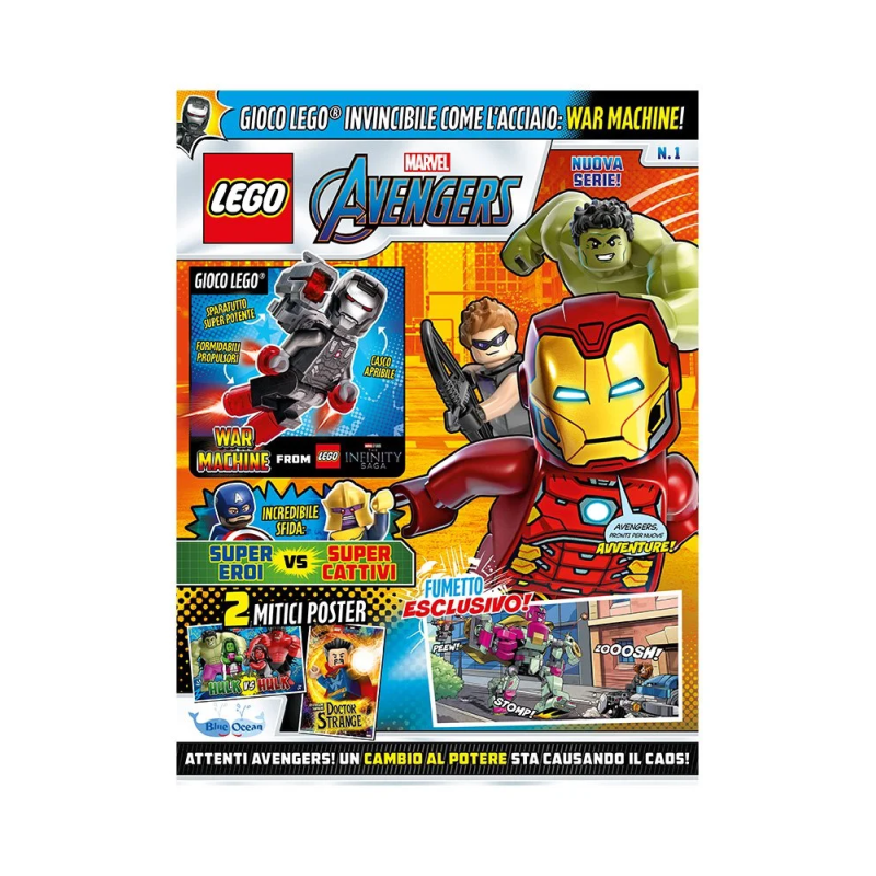 LEGO AVENGERS N. 1 - WAR MACHINE BLUE OCEAN