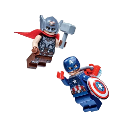 LEGO AVENGERS SPECIALE N. 1 - CAPTAIN AMERICA + LA POTENTE THOR BLUE OCEAN