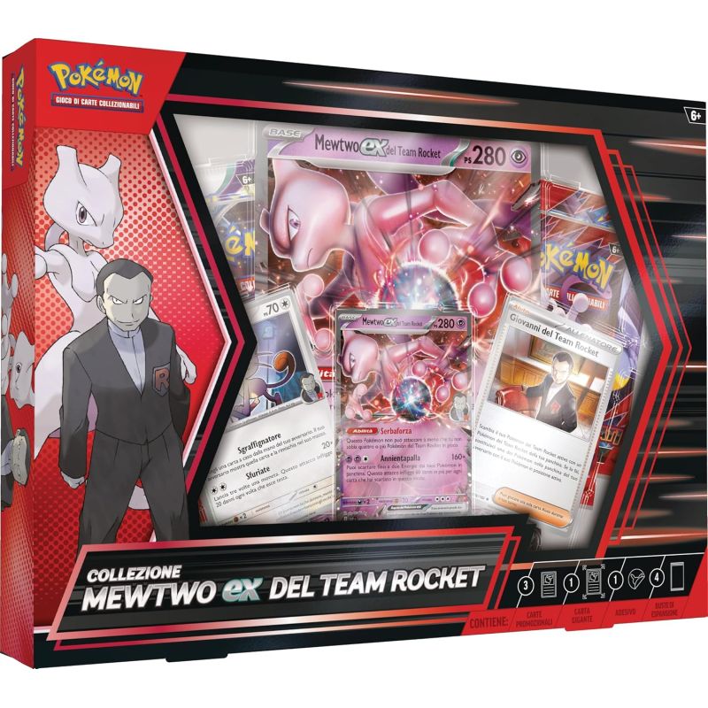 POKEMON COLLEZIONE MEWTWO-EX DEL TEAM ROCKET ITA
