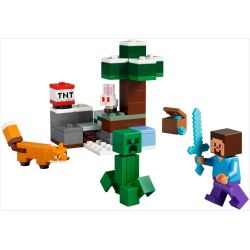 LEGO 21583 MINECRAFT AVVENTURA DI STEVE NELLA TAIGA GENNAIO 2026 2027