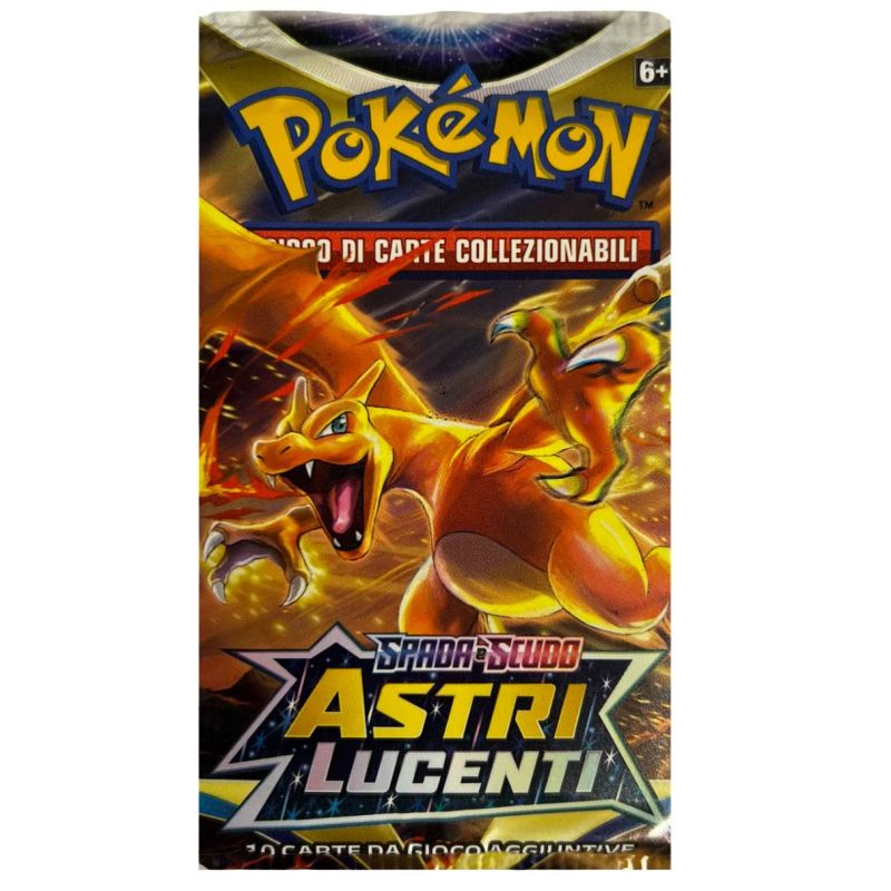 POKEMON SPADA E SCUDO ASTRI LUCENTI SINGOLA BUSTINA DA 10 CARTE