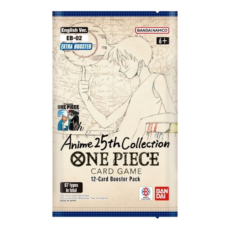 BANDAI ONE PIECE CARD GAME ANIME 25TH COLLECTION ONE PIECE EB-02 - SINGOLA BUSTINA - ENG