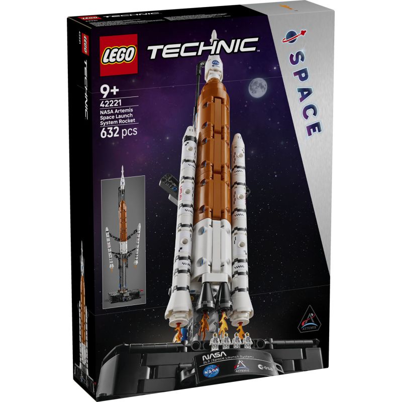 LEGO 42221 TECHNIC SISTEMA DI LANCIO SPAZIALE RAZZO NASA ARTEMIS GENNAIO 2026