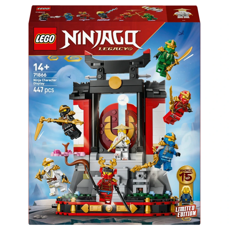 LEGO 71866 NINJAGO DISPLAY PERSONAGGI NINJA – 15° ANNIVERSARIO GENNAIO 2026 2027
