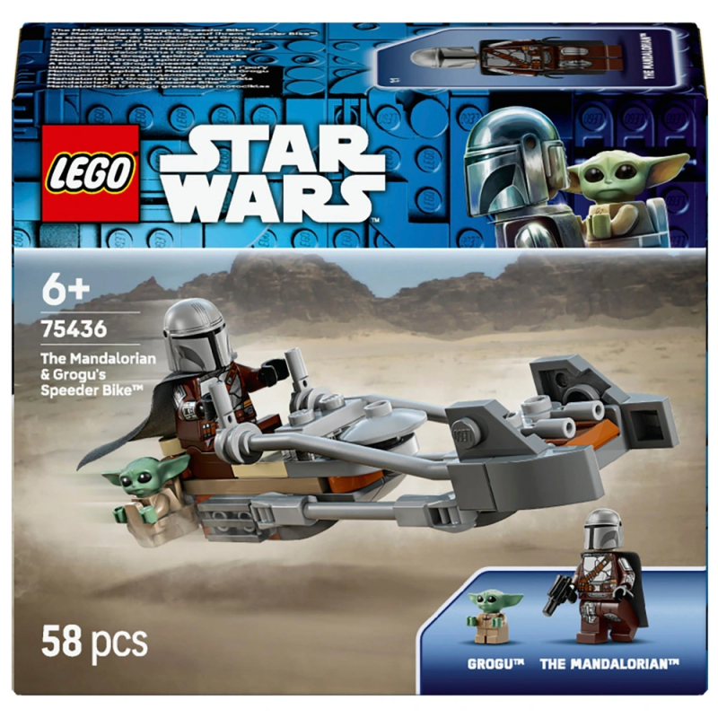 LEGO 75436 STAR WARS SPEEDER BIKE DEL MANDALORIANO E DI GROGU GENNAIO 2026 2027