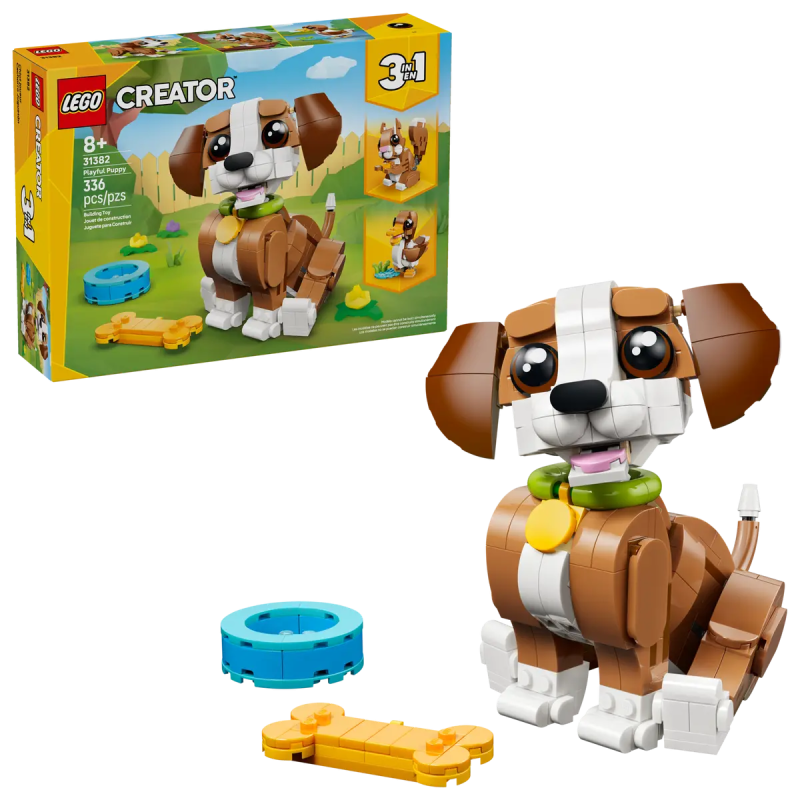 LEGO 31382 CREATOR ADORABILI ANIMALI: CAGNOLINO GIOCOSO GENNAIO 2026 2027