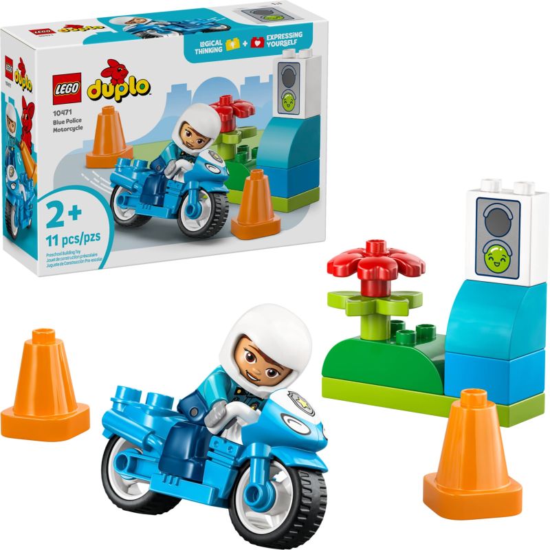 LEGO 10471 DUPLO MOTOCICLETTA BLU DELLA POLIZIA GENNAIO 2026 2027