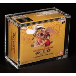 ACRYLIC BOX PROTEZIONE - ONE PIECE ENG BOX DA OP-04 IN SU