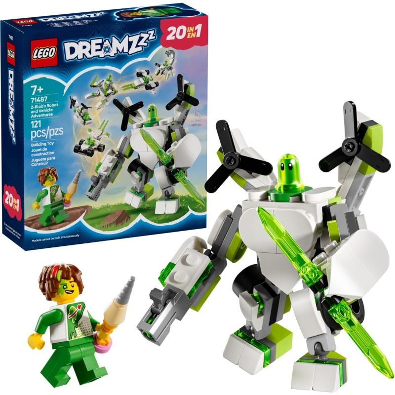 LEGO 71487 DREAMZZZ LE AVVENTURE DEL ROBOT E DEL VEICOLO DI Z-BLOB GENNAIO 2024 2025