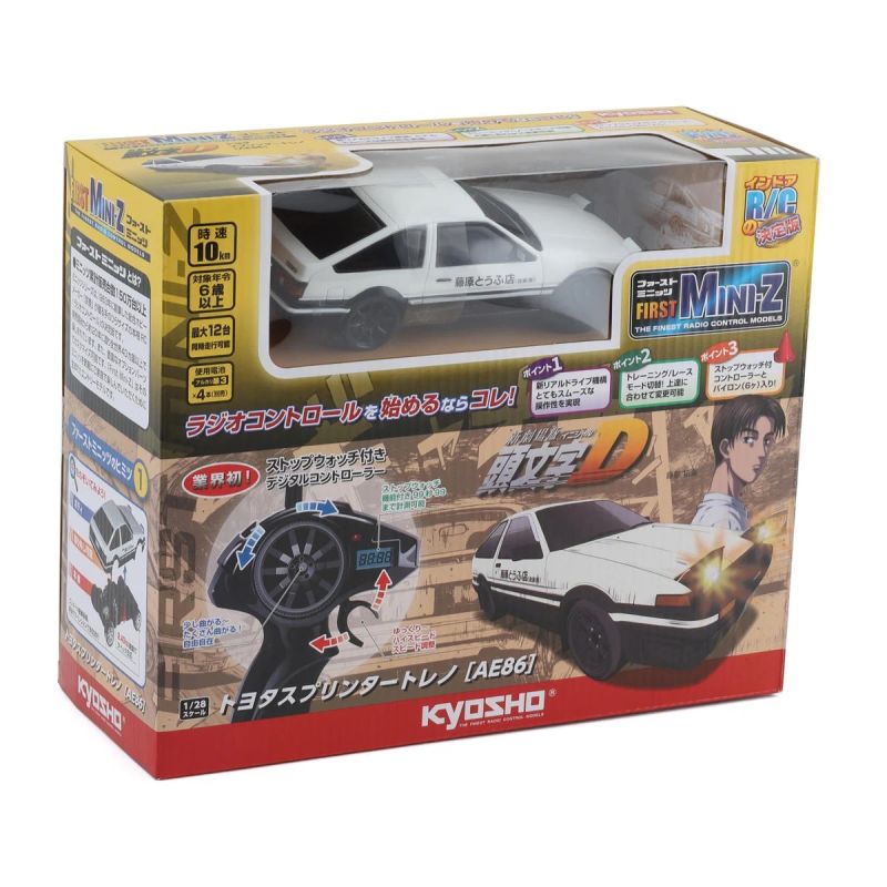 Kyosho Egg FIRST MINI-Z Initial D TOYOTA SPRINTER TRUENO AE86 Ready To Run RTR
