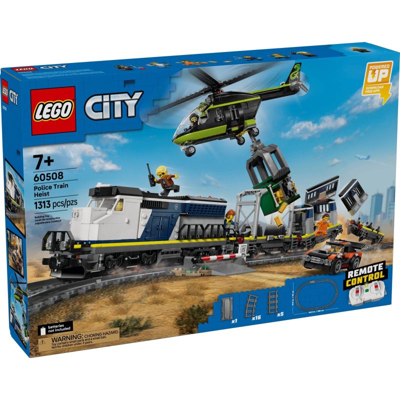 LEGO 60508 CITY RAPINA AL TRENO DELLA POLIZIA MARZO 2026