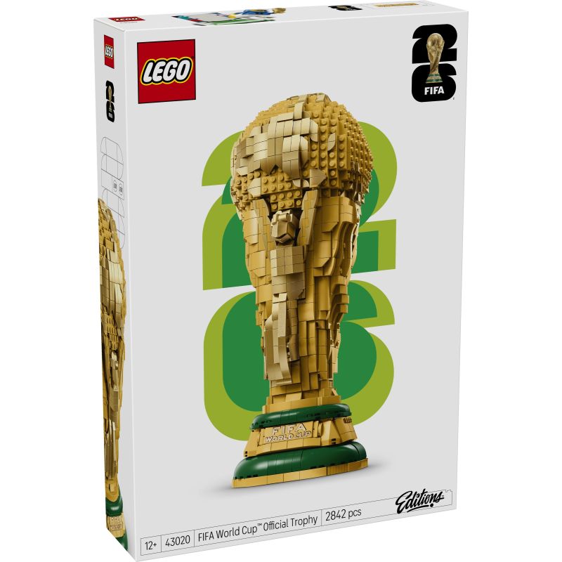 LEGO 43020 EDITIONS SPORTS Trofeo ufficiale Coppa del Mondo FIFA MARZO 2026