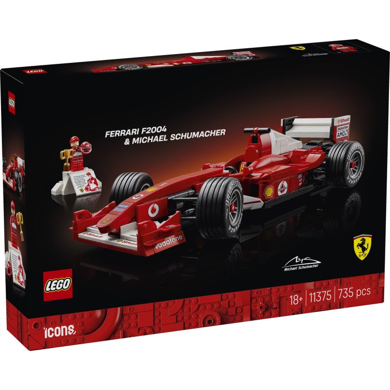 LEGO  11375 ICONS Ferrari F2004 e Michael Schumacher MARZO 2026