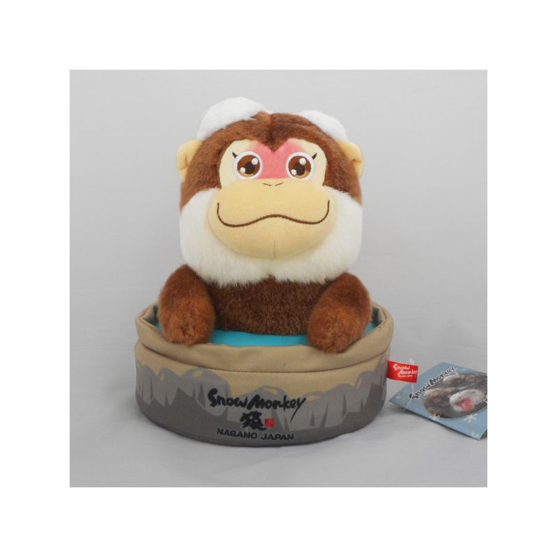 Peluche Scimmia delle nevi Nagano Japan 18 cm