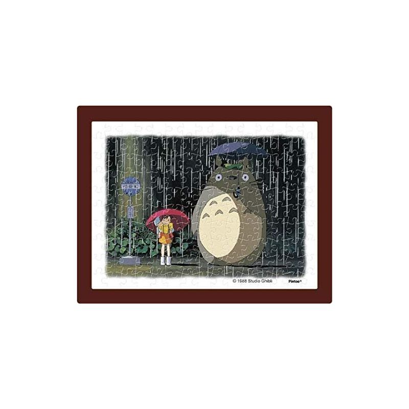Il mio vicino Totoro Rain Bus Stop Bean Puzzle 150pz Puzzle 7,6x10,2cm Studio Ghibli