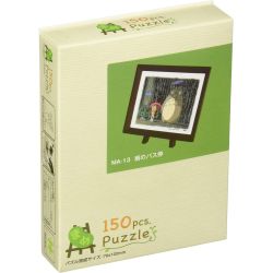 Il mio vicino Totoro Rain Bus Stop Bean Puzzle 150pz Puzzle 7,6x10,2cm Studio Ghibli