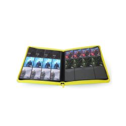 ALBUM 624 CARTE TcgLab 12-Pocket Trading card binder with zipper celeste zip gialla