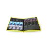 ALBUM 624 CARTE TcgLab 12-Pocket Trading card binder with zipper blu zip gialla