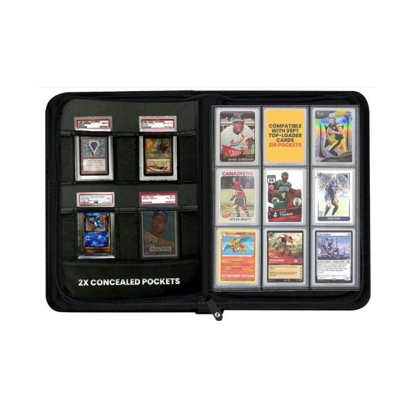 Evoretro Shield+ Toploader Cards Binder 216 Cards Neon Green PORTA TOPLOADER