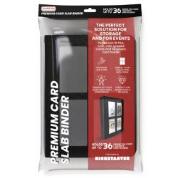 Evoretro Premium Card Slab Binder with Window Black  PORTA TOPLOADER CON FINESTRA