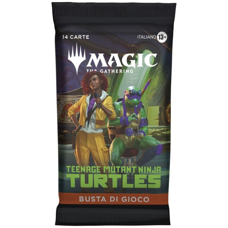 MAGIC TEENAGE MUTANT NINJA TURTLES BUSTINA PLAY BOOSTER ITA