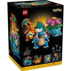 LEGO 72153 POKEMON Venusaur, Charizard e Blastoise