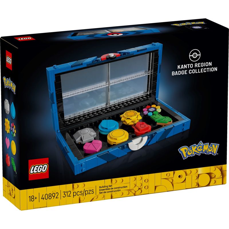 LEGO 40892 Collezione Medaglie della regione di Kanto POKEMON