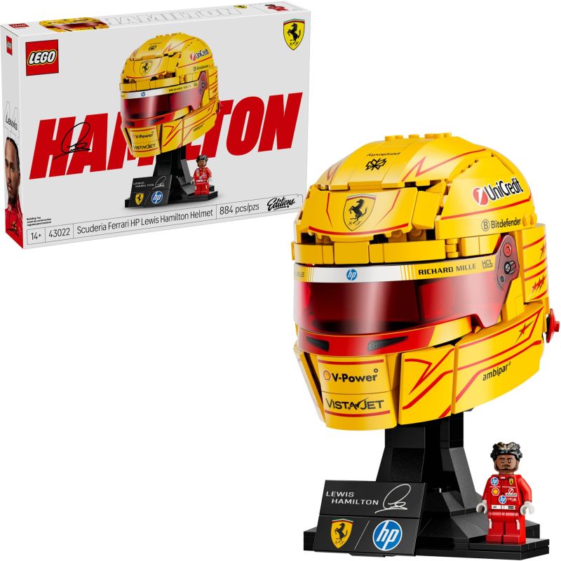 LEGO 43022 EDITIONS VEHICLES Casco di Lewis Hamilton Scuderia Ferrari HP MAGGIO 2026