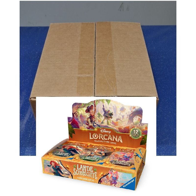 LORCANA CASE DA 4 BOX 24 BUSTE - LANDE SCONOSCIUTE - ITA - SET 12 CHIUSO SIGILLATO