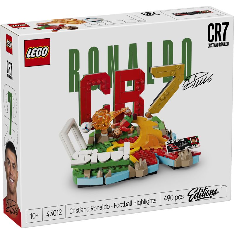LEGO 43012 EDITIONS SPORTS Cristiano Ronaldo – Highlights calcistici MAGGIO 2026