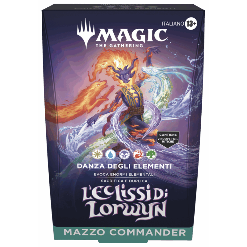 LORWYN ECLIPSED MAGIC THE GATHERING COMMANDER DECK ITADANZA DEGLI ELEMENTI